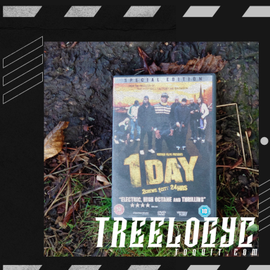 DVD cover of the film "1 Day" featuring a group Drug Dealers.